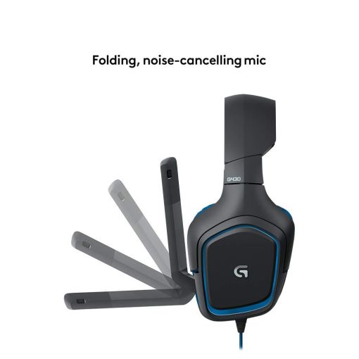Logitech G430 Headset Side viewLogitech G430 Headset Side view