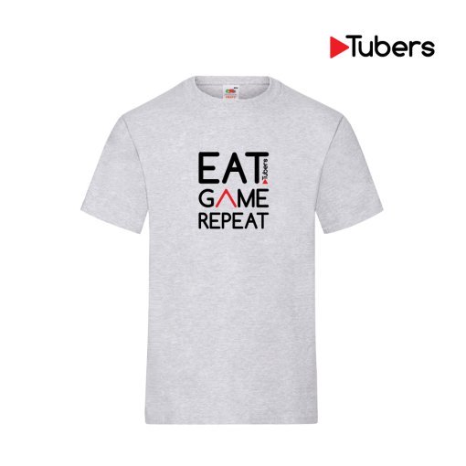 Eat Tubers Game Repeat T-Shirt (Grey)