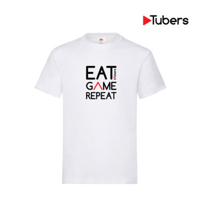 Eat Tubers Game Repeat T-Shirt (White)
