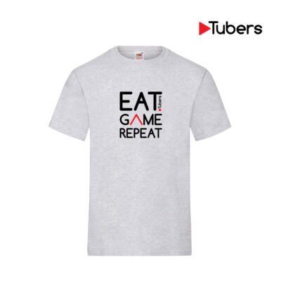 Eat Tubers Game Repeat T-Shirt (Grey)